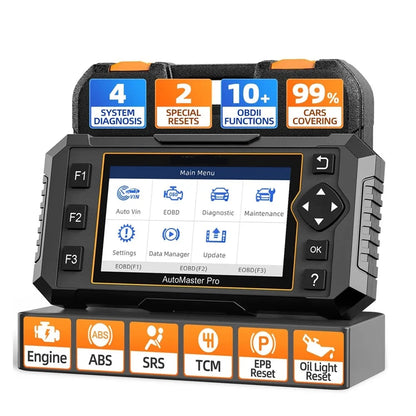 OBD2 Diagnose Scanner – Auto Diagnoseapparaat – Foutcode Lezer – Autodiagnose Tool – 4,3 Inch Kleurenscherm – 5 Service Resets