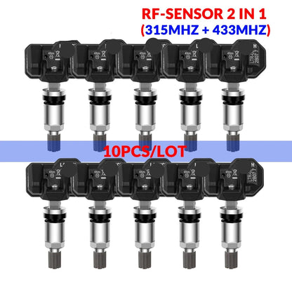 TPMS Sensor – Bandenspanningsensor – Bandenspanning Monitor – Bandenspanning Sensor – 2-In-1 Dual-Frequency – Nauwkeurige Drukmeting