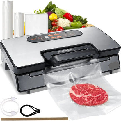 Vacuümsealer Machine - Vacuümmachine - Vacuümsealer - Foodsaver - Voedselbewaring - 90Kpa - Automatisch - en Handmatig - 30 cm Sealbreedte