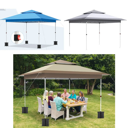 Partytent – Tuinent – Paviljoen – Pop-Up Tent – Waterdicht – UV-Bestendig – Aluminium Frame - Blauw