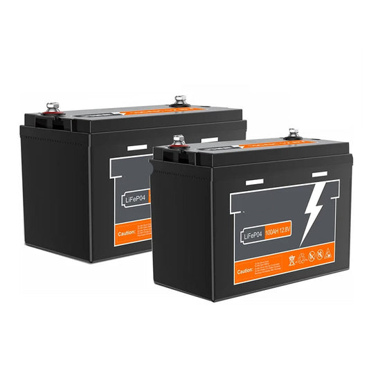 Batterij - Solar batterijen - Powerstation - Zonne opslag - Lithium IJzer Fosfaat Batterij - Opslag - 12.8V - 100AH - LiFePO4 Batterij met Ingebouwde BMS voor RV, Campers, Golfkarren en Zonne-opslag