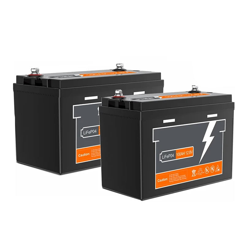Batterij - Solar batterijen - Powerstation - Zonne opslag - Lithium IJzer Fosfaat Batterij - Opslag - 12.8V - 150AH - LiFePO4 Batterij met Ingebouwde BMS voor RV, Campers, Golfkarren en Zonne-opslag