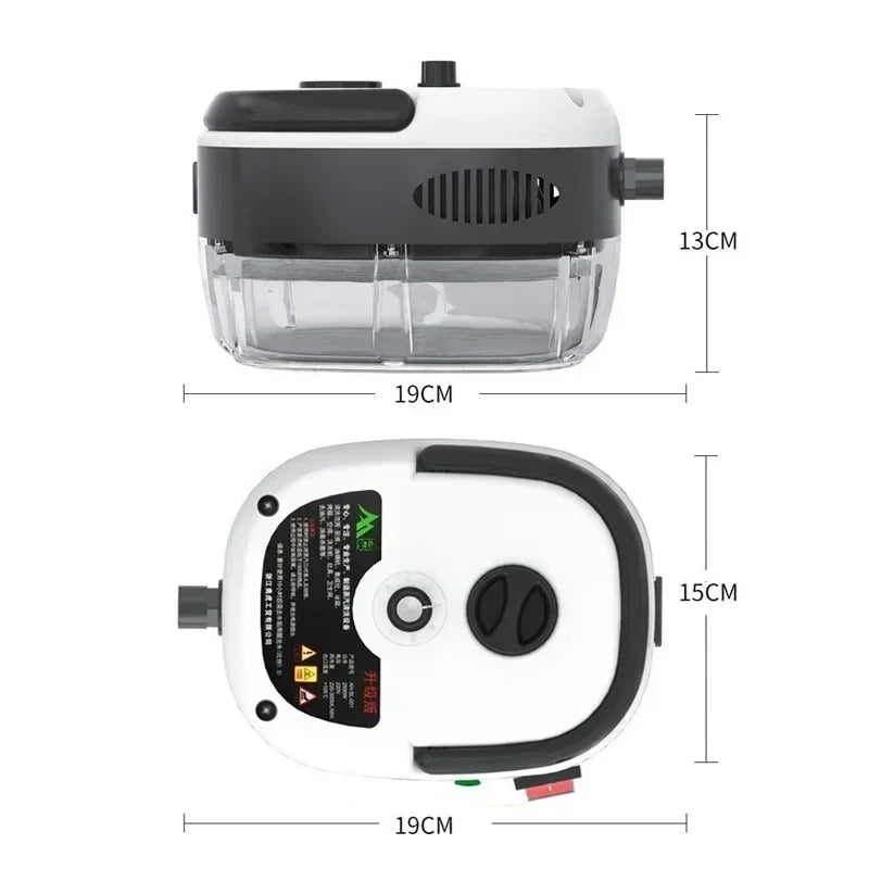 Stoomreiniger - 2500W - Draagbare - Hogedrukreiniger - Hete Stoom - Hoge Temperatuur Desinfectie - Voor Auto - Keuken - Airco en Thuisgebruik - QUORE