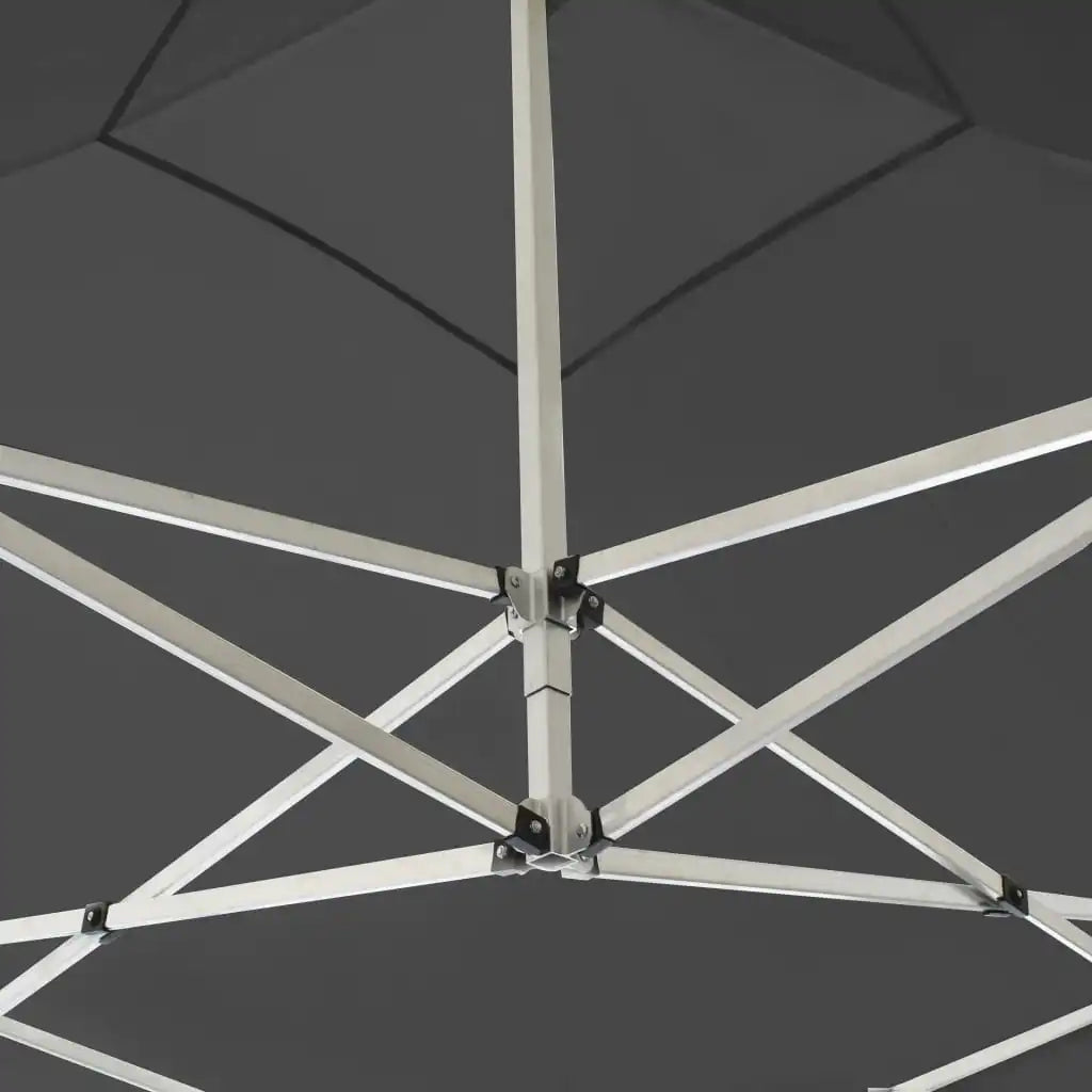 Tuinpaviljoen – Partytent – Draagbare Tent – Buitentent – Ontvouwbare Ontvangsttent – Schaduwtent – UV-Bescherming – Aluminium Frame – 3x3 Meter - Zwart