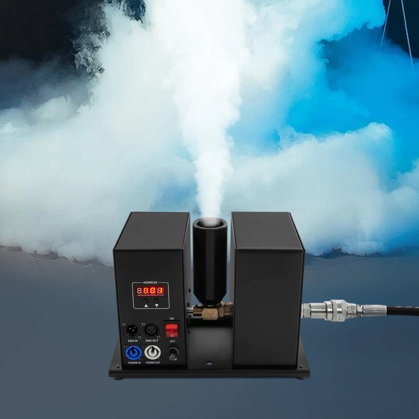 Rookmachine – CO₂ Luchtkolom – Effectmachine – Rookkolom – Evenementenmachine – 7-8 Meter Sprayhoogte – 250W Vermogen