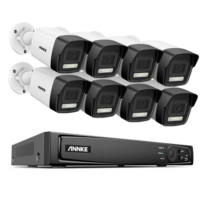 Beveiligingscamera Set – 8-Kanaals CCTV Systeem – IP Camera Beveiliging – 4K Ultra HD Camera’s – 8MP PoE Camera's – Nachtzicht tot 30m – 1TB Opslag NVR