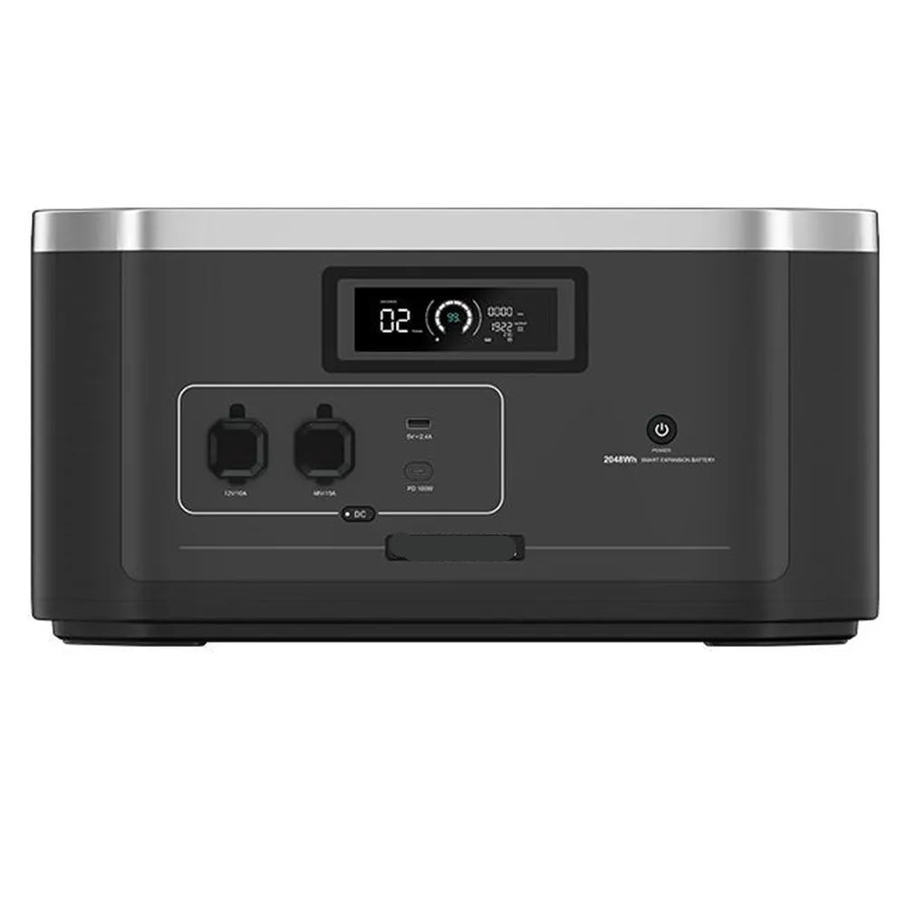 Powerstation – Batterij Uitbreiding – Draagbare Accu – Noodstroom – Lithium LiFePO4 – 2048Wh Capaciteit – 3500+ Oplaadcycli