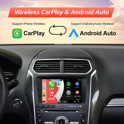 Draadloze CarPlay Interface – Android Auto Adapter – Auto Multimedia Module – Spiegelverbinding AirPlay – Sync 2 Upgrade – Plug & Play Installatie – Ondersteunt Camera Input