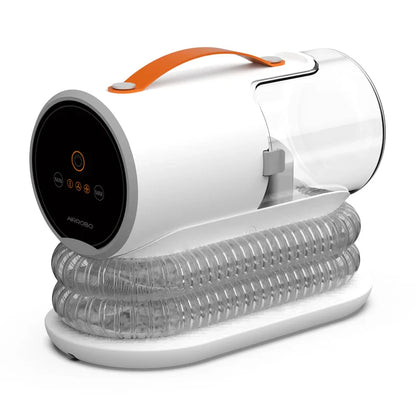 Stofzuiger - Stofzuiger - Vacuum Cleaner - Vacuüm Hondenverzorgingsset - Met Laag Geluidsniveau - Voor Huisdierenhaar - Stofbekerborstel - 100-240V - 600W - 34 x 44 x 18.7 cm - Wit