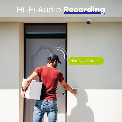 5MP 8-kanaals beveiligingsset – NVR systeem – IP camera set – PoE bewakingscamera – Videobewaking – Kristalhelder nachtzicht – Eenvoudige installatie zonder HDD