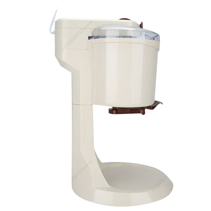 Mini Softijs Machine - IJsmachine - IJsmaker - Automatisch - 220V - 20W - 1L - 42.5 x 24 x 27 cm - Beige