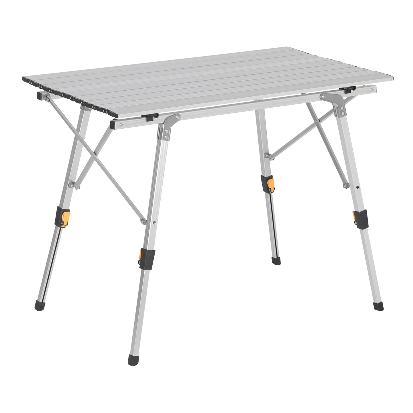 Klaptafel - Camping - Tuint - Feest - Picknick - Opvouwbare - Inklapbare - Draagbaar - Bureau -Lichtgewicht Aluminium - Belastbaar tot 30 KG - Zilver