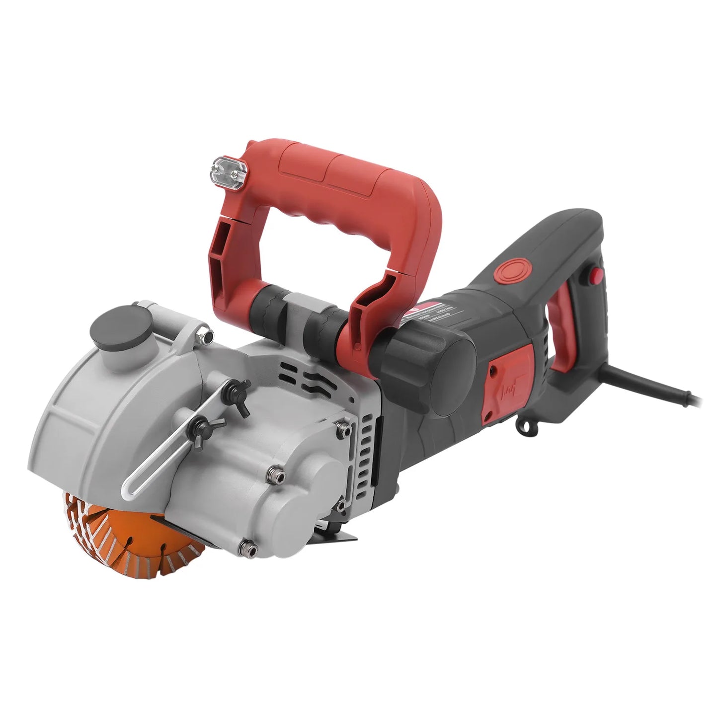 Groefzaag – Groefsnijder – Groefmachine – Betonzaag – Tegelzaag – Elektrische 4800W Motor – Instelbare Zaagdiepte en Breedte – Zwart Rood Grijs