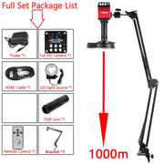 Microscoop - Soldeermicroscoop - Bresser Microscoop - Microscoop Digitaal - Vergroting - Digitale Microscoop - 13MP - Met USB-C HDMI Poort Voor PCB Soldeer Reparatie