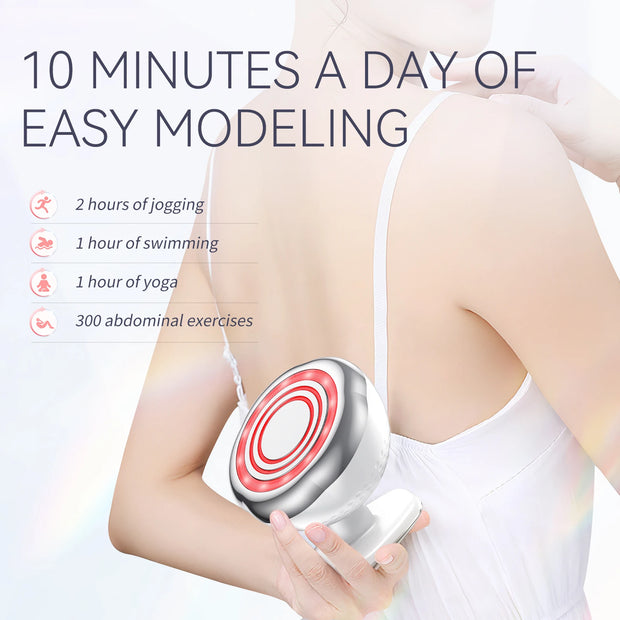 Anlan - 5 in 1 -  Ultrasone Slimming Machine - Anti Cellulitis Apparaat - Vetverbrander afvallen - Cellulite Massage Apparaat - Huidverjongingsapparaat - EMS Cavitatie behandeling - Wit