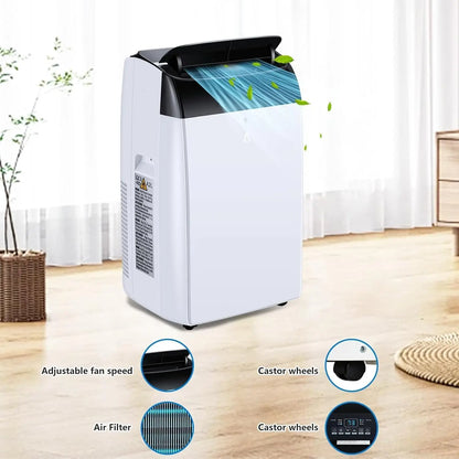 Draagbare Airconditioner – Mobiele Airco – 3-in-1 Airco – Koelmachine – Ontvochtiger – 10000 BTU – 42 Liter Ontvochtiging - QUORE