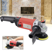 Polijstmachine - 1400W – Variabele Snelheid Natte -Stepless Snelheidscontrole – Voor Beton, Marmer & Graniet – 1100-8100 RPM – 40cm – Rood