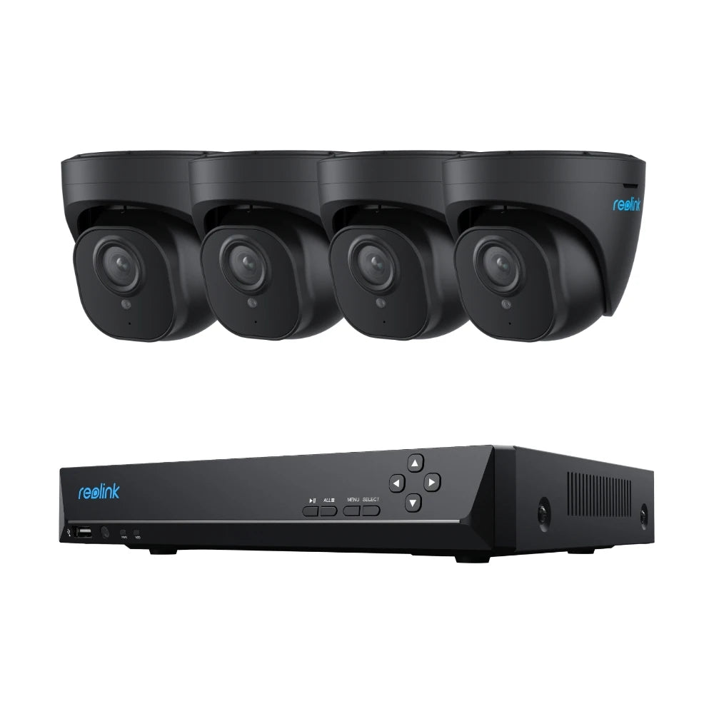 Beveiligingssysteem – Camerabewaking – Video Surveillance – NVR Systeem – IP Camera Kit – 5MP Resolutie – Slimme Bewegingsdetectie