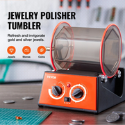Roterende Tuimelaar - Trommel voor het Polijsten van Sieraden - Trommel voor Sieraden - Oppervlaktepolijstmachine - Polijstmachine - Afwerkingsgereedschap - 5KG - met Polijstkraal voor Afschuinen