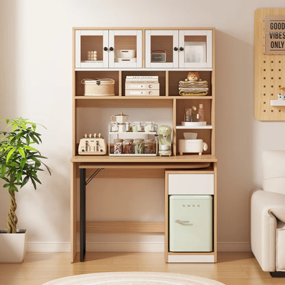 Hoge Kast – Boekenkast – Opbergkast – Kantoorkast – Vitrinekast – 180 Cm Hoog – Acryldeuren