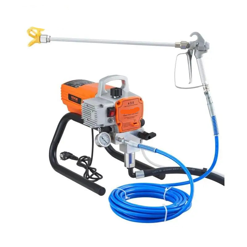 Airless Verfspuit - 1800W - Elektrische Verfspuit - Instelbare Druk - 9m Slang - Professioneel en DIY - Hout - Muur en Meubels - Makkelijk Schoon te Maken - QUORE