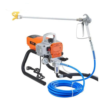 Airless Verfspuit - Verfspuiten Electrisch - Verfspuitmachine - met Instelbare Druk - 1800W - 9m Slang - Voor Muurverf - Meubels - en Deuren - QUORE