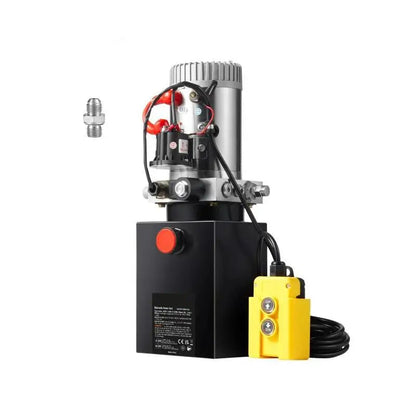 Hydraulische Pomp – 12V Pomp – Oliepomp – Hefpomp – Compacte Pomp – 1,6 kW Motor – Max 3200 Psi - QUORE