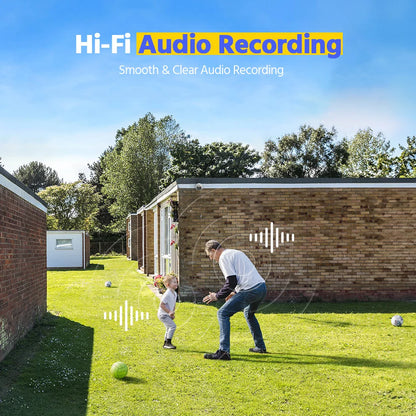 Beveiligingscamera – Bewakingscamera – Complete 4-Camera Beveiligingsset – Surveillance Set – Veiligheidsset – 8CH – 5MP Resolutie – Nachtzicht Tot 25 Meter - Geen Ingebouwde HDD