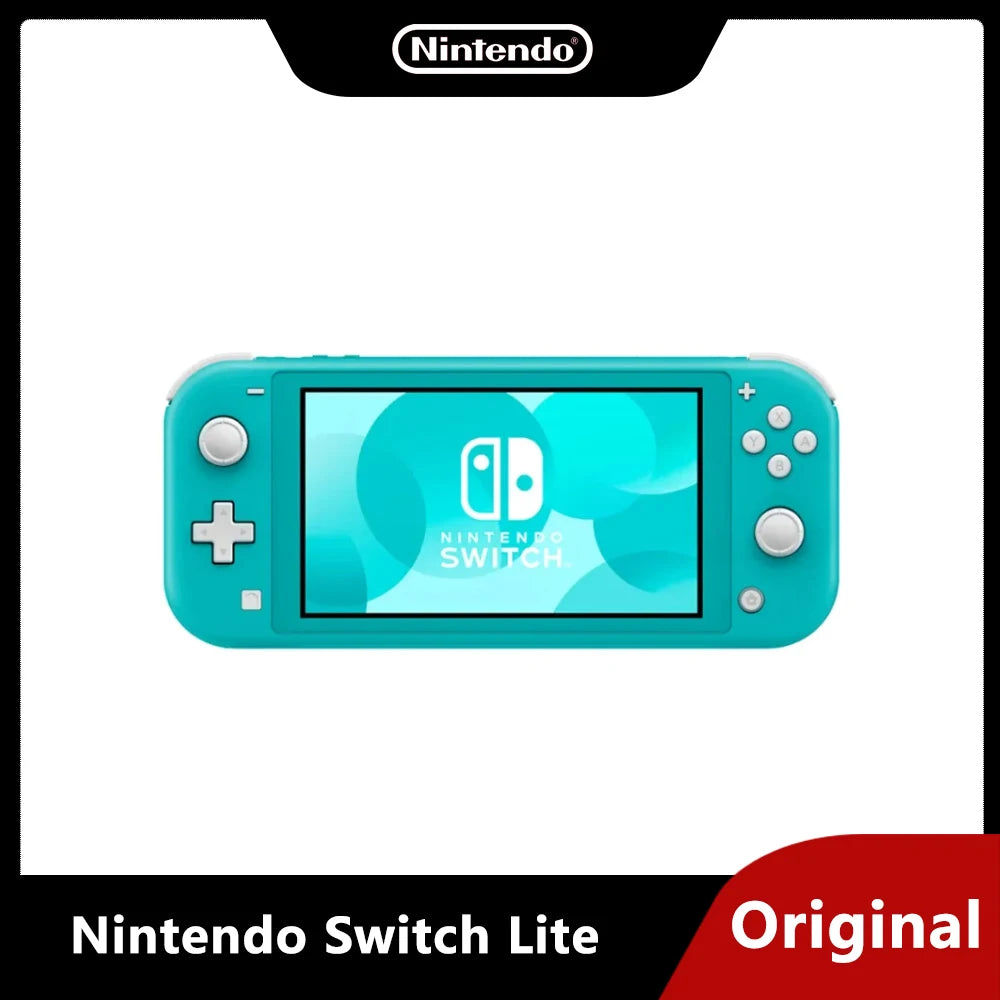 Nintendo Switch Lite 5.5" LCD Touch Screen Compact and Light Weight Built-in Control Compatible Games Consoles Lightweight - QUORE