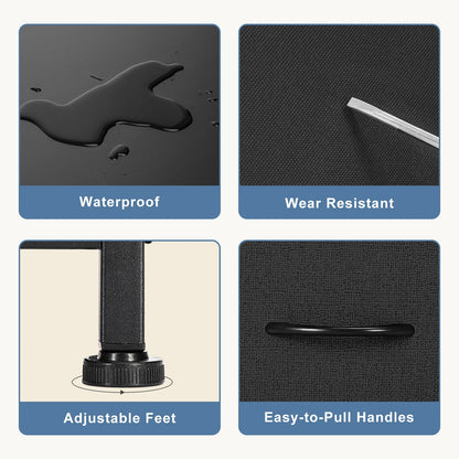 Ladekast - Ladenkastje - Multifunctionele 7-Lades Kast - voor Slaapkamer en Woonkamer - Minimalistisch - Ruim - en Duurzaam - Organisator - voor Kleding en Opslag - Duurzaam en Veilig - Grijs