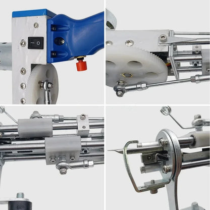 Elektrische Tufting Gun – Handtuftmachine – Tapijt Maker – Textiel Machine – Vloerkleed Gereedschap – Instelbare Snelheid 5-40 Steken – Duurzame Metalen Constructie