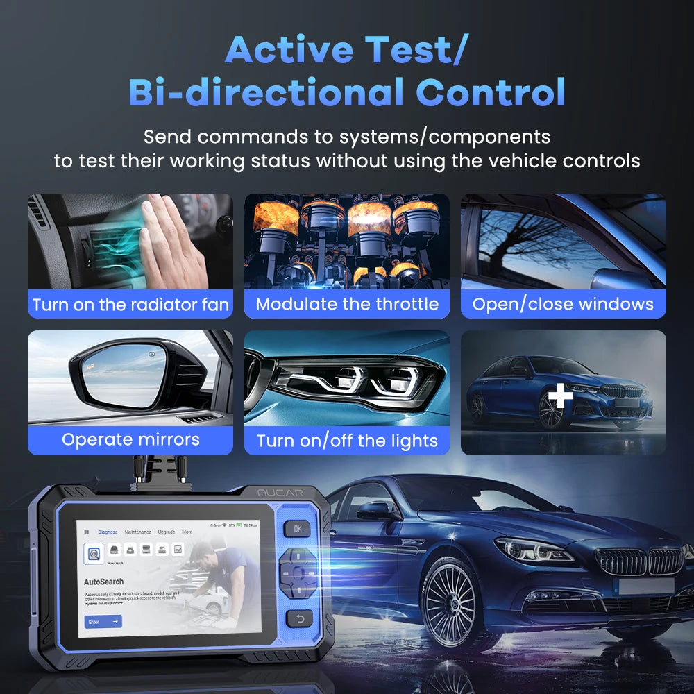 OBD2 Scanner – Auto Uitleesapparaat – Diagnoseapparaat – Foutcode Lezer – Uitleesapparatuur – Volledige Systeemdiagnose – 20 Onderhoudsresets – Bi-directionele Controle – CAN FD Ondersteuning - QUORE