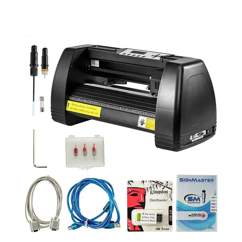 Vinyl Cutter Plotter – Vinyl Snijplotter – Stickersnijder – Creatieve Cutter – 14 Inch Snijbreedte – Instelbare Snijdruk