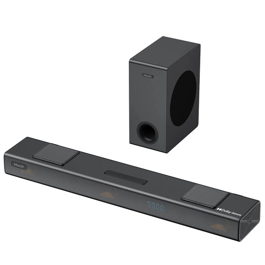 Soundbar – Home Cinema Speaker – Audio Systeem – Surround Geluid – 3.1.2 Kanaals – 400 Watt Piekvermogen – 5,25 Inch Subwoofer