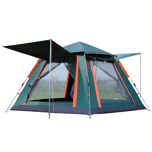 Tent - Beach Tent - Camping Tent - Ultralight Camping Tunnel Tent - Outdoor Self-Propelled Travel Tent - Automatic Quick Open Tent - Portable - Rainproof - Sunlight Resistant Tent - For Fishing Hiking - 240x240x155cm - Green