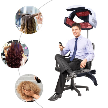 Haarverzorgingsmachine – Haardroger – Hair Steamer – Salonapparaat – Draagbaar – Verstelbare Temperatuur – Roestvrij Staal