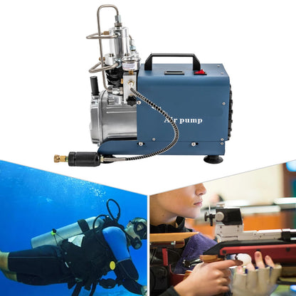 Hoge Druk Compressor – Luchtcompressor – Elektrische Pomp – Pneumatische Compressor – Industrie Compressor – 1.8 kW Motor – 300 Bar Druk