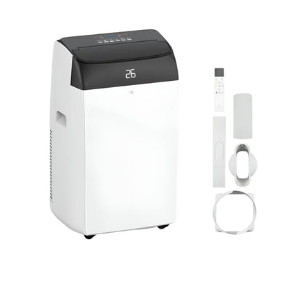 Draagbare Airconditioner – Mobiele Airco – Koelventilator – Ontvochtiger – 12.000 BTU – 3-in-1 Functie – 24-Uurs Timer