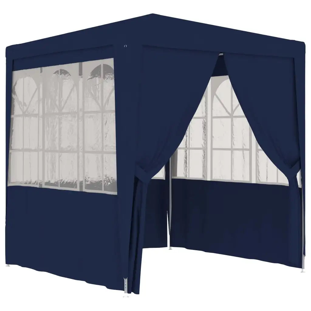 Paviljoen – Tuinpaviljoen – Partytent – Buitentent – Tuinent – Overkapping – Waterdicht – Robuust Stalen Frame - 2.5 x 2.5 m - Blauw