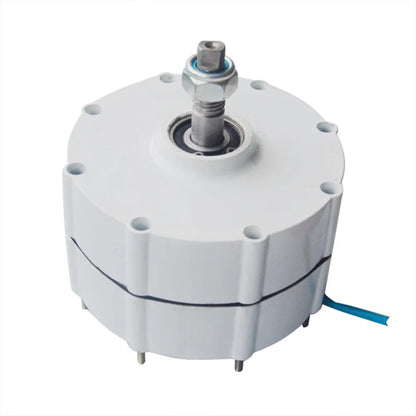 Wind- En Waterkrachtgenerator – Duurzame Generator – Off-Grid Stroomopwekker – Energieopwekker – Aluminium Behuizing – Hoog Rendement - 48V (zonder Basis) – 2000W 300RPM - QUORE
