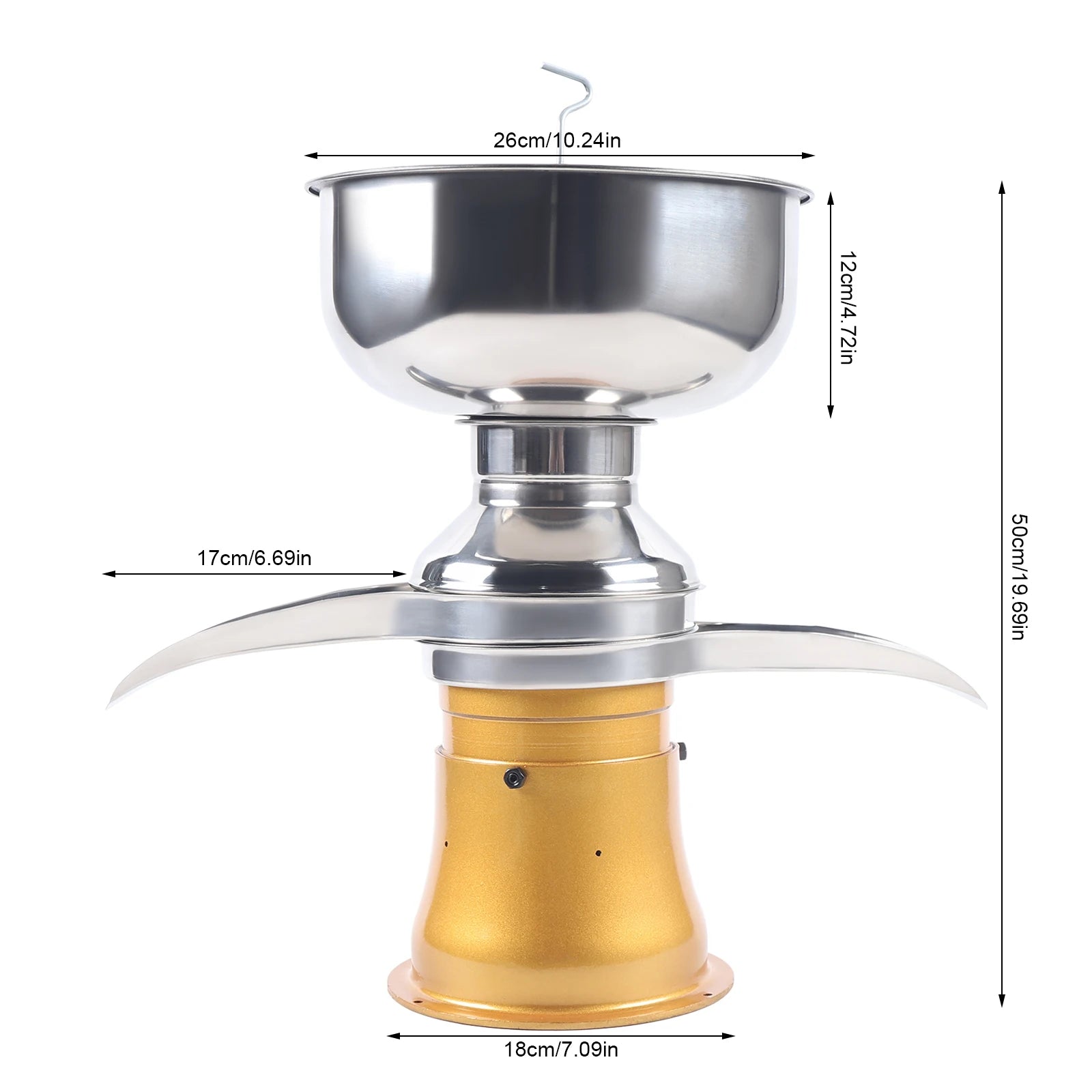 Roomafscheider – Melkscheider – Roomseparator – Melkscheiding – 50 Liter Per Uur – 11.000 Toeren Motor - QUORE