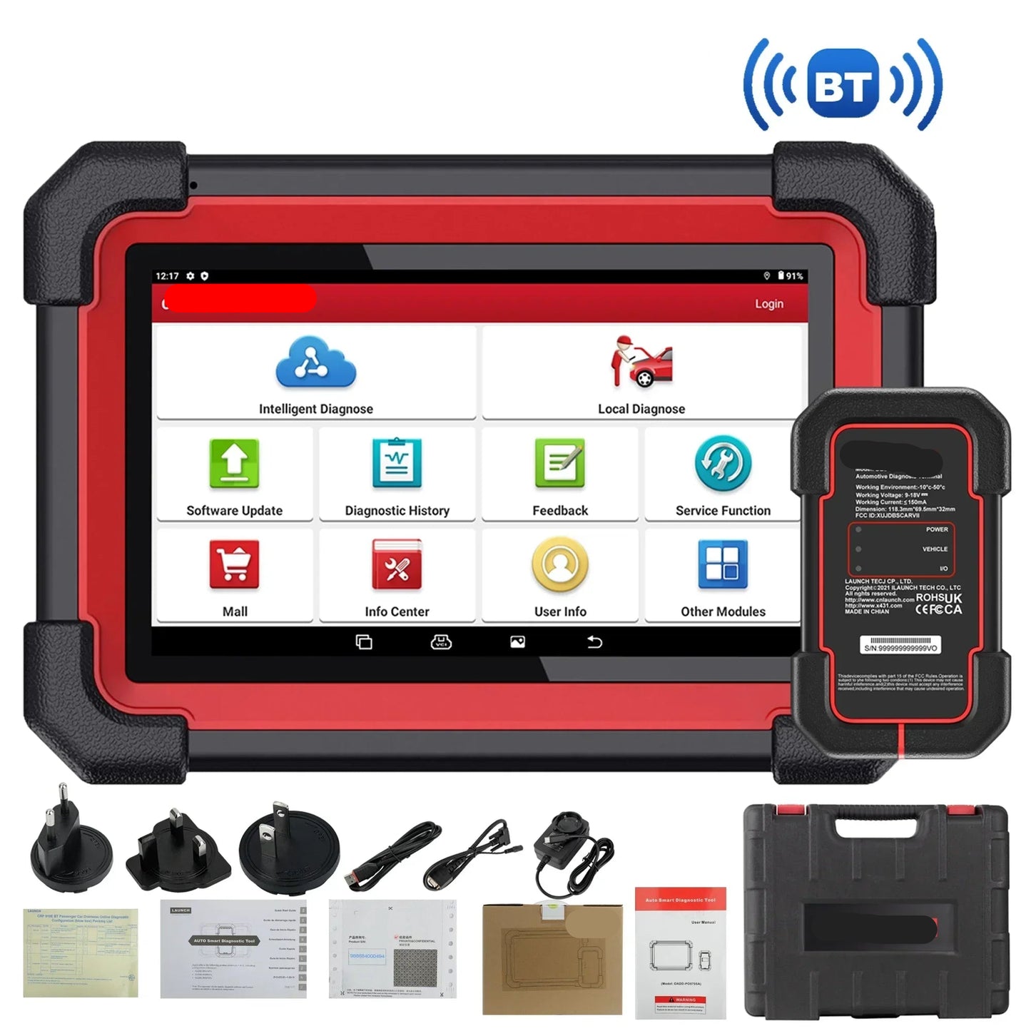 OBD2 Scanner – Autodiagnose Tool – Foutcode Uitlezer – Auto Scanner – Diagnosetool – 7 Inch Touchscreen – 31+ Servicefuncties