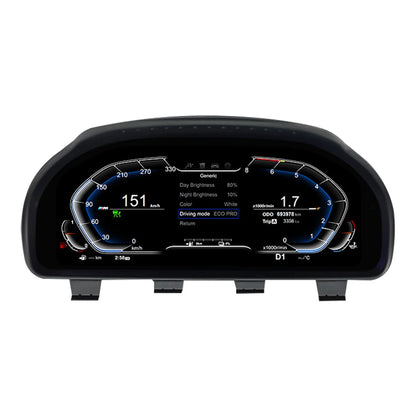 BMW Dashboard – Digitaal Instrumentenpaneel – LCD Scherm – Snelheidsmeter – Virtueel Display – 12,3 Inch HD – Plug & Play Installatie - QUORE
