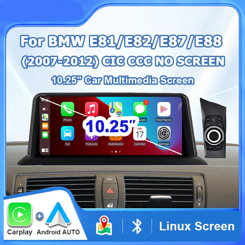 Autoradio – Multimediasysteem – 2 DIN Radio – Auto Headunit – Navigatiescherm – 10,25" Touchscreen – Linux Besturingssysteem – Carplay & Android Auto Compatible