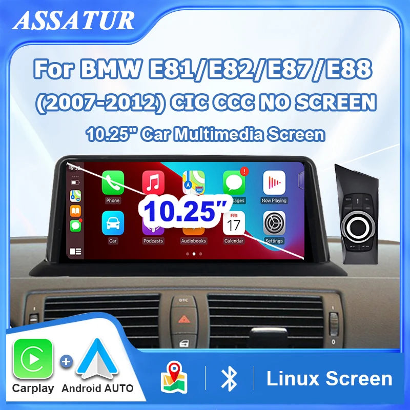 12,5 Inch Multimedia Scherm – Autoradio – Touchscreen – Navigatie – Bluetooth – Draadloze CarPlay – Android 14 OS – 4G Wifi Connectiviteit – Achteruitrijcamera Ondersteuning