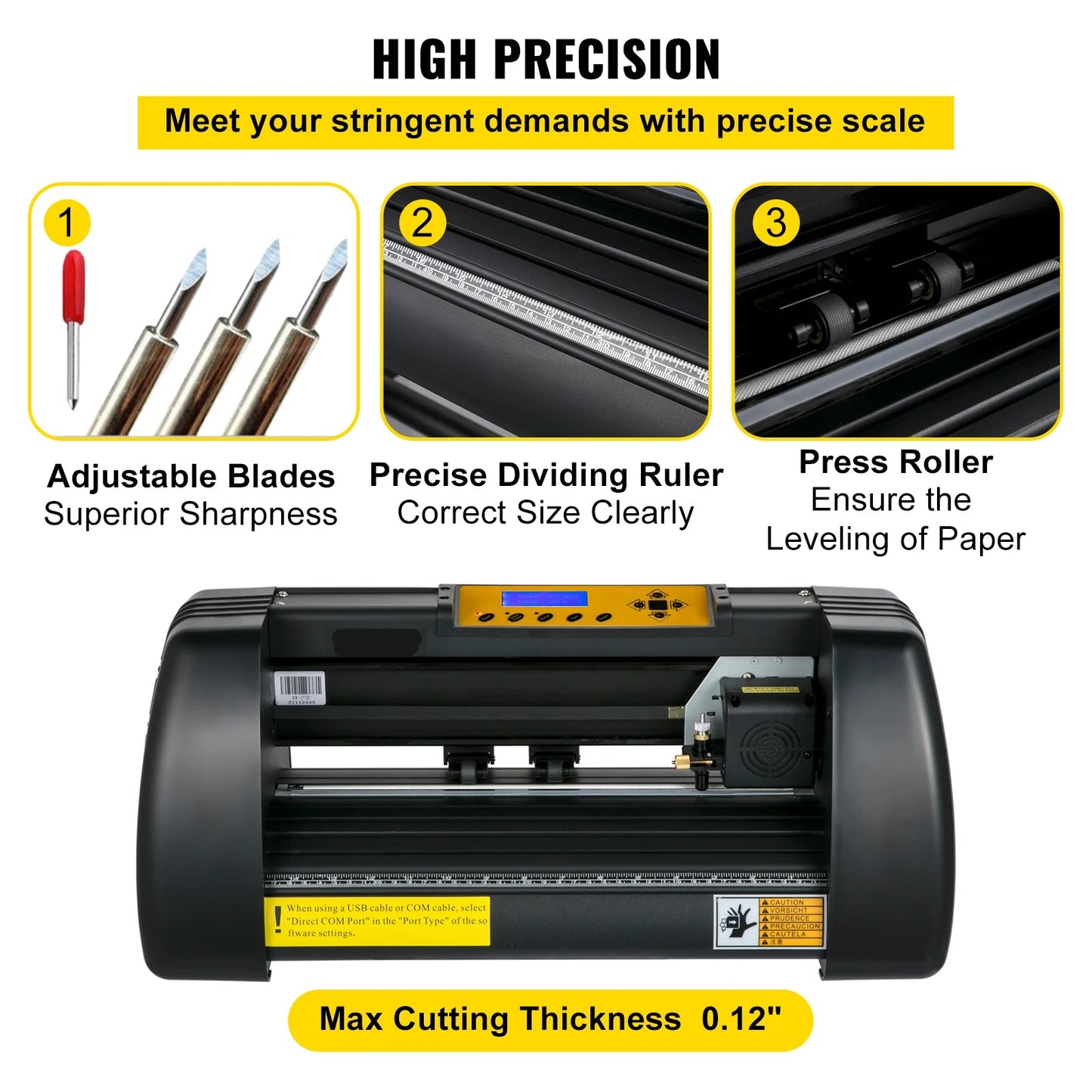 Vinyl Cutter Plotter – Snijplotter – Stickersnijder – Snijmachine – Vinylsnijder – 14 Inch Snijbreedte – Nauwkeurige Snijprecisie