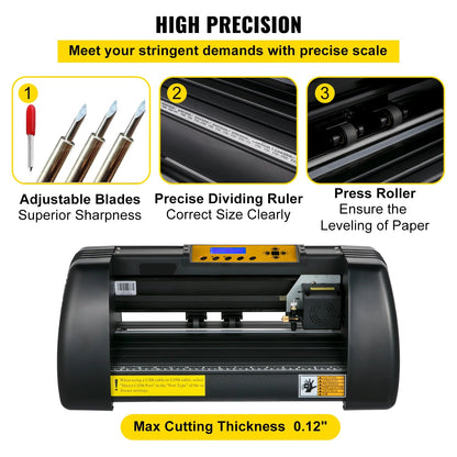 Vinyl Cutter Plotter – Snijplotter – Stickersnijder – Snijmachine – Vinylsnijder – 14 Inch Snijbreedte – Nauwkeurige Snijprecisie