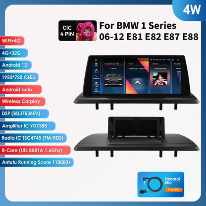 Autoradio – Multimedia Speler – Auto Stereo – 2-DIN Radio – Carplay Android 13 – 10,25 Inch Scherm – GPS Navigatie – 4G Wifi