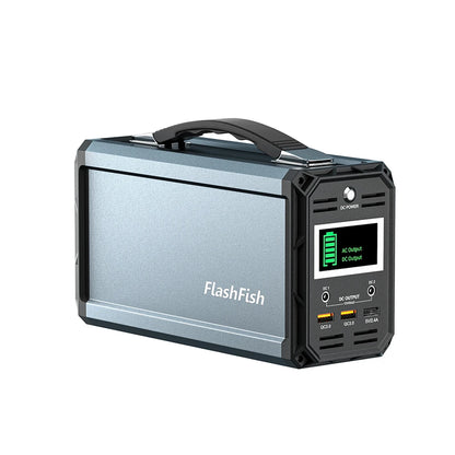 Power Station – Draagbare Accu – Mobiele Energiebron – Noodstroom – Camping Batterij – 300W Output – 222Wh Capaciteit