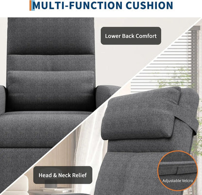 Massagestoel – Massagefauteuil – Relaxstoel – Zitstoel – Elektrische Verstelbare Stoel – Verwarmingsfunctie – Comfortabele Single Sofa